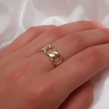 Gold Thick Cuban Ring